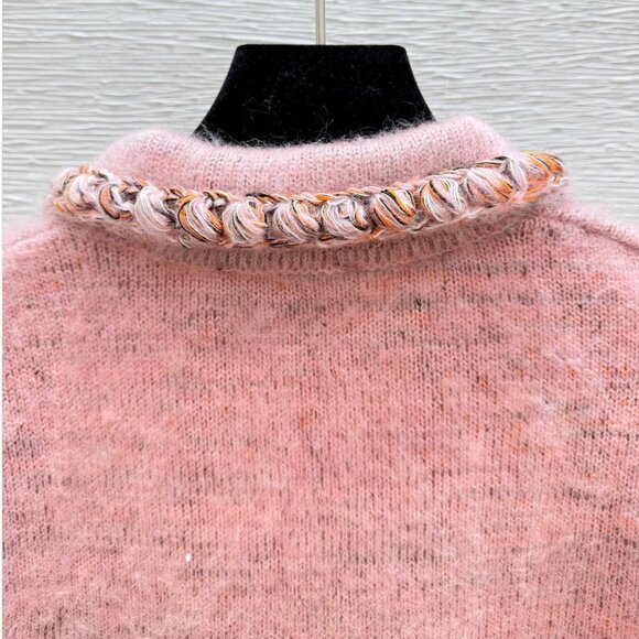 CHANEL Pink Textured Jacket - Picture 6 of 8